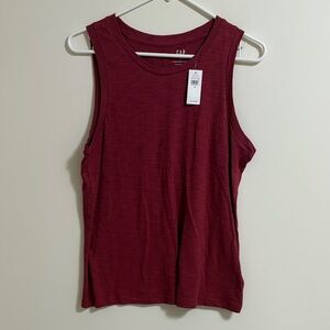 GAP Women's Burgundy Muscle Tee